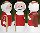 St Nicholas wooden figure