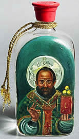 St Nicholas Manna Bottle