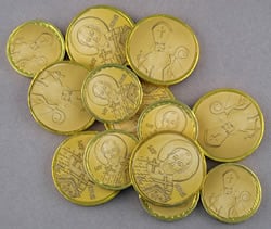 Gold St Nicholas coins