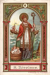 Nicolaus with ships and children in tub