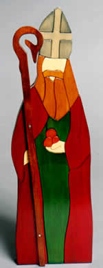 St Nicholas with three balls