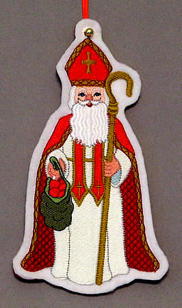 St. Nicholas Embroidered Decoration