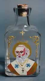 Handpainted Manna Bottle