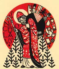 St Nicholas, card
