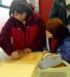 Making rubbings