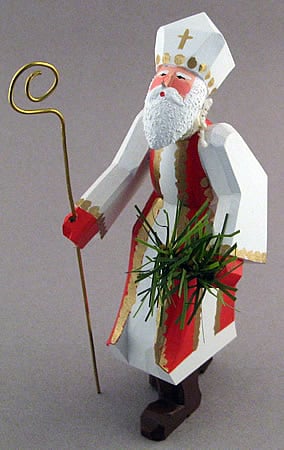 Hand Carved St. Nicholas Figure