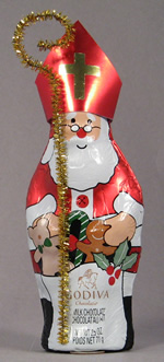 Chocolate Santa into St Nicholas