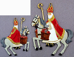 St Nicholas on Horse Ornament