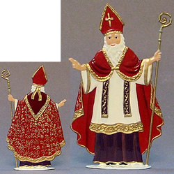 Standing Purple St Nicholas