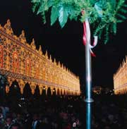 Lighted square, Bari - 