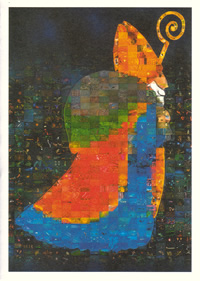 Bright St Nicholas Card