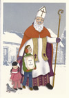 St Nicholas with Children Card
