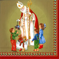 St Nicholas Gold Napkin