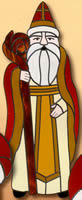 Stained glass St. Nicholas