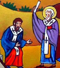 Nicholas striking Arius