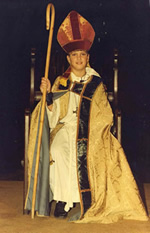 Boy Bishop enthroned