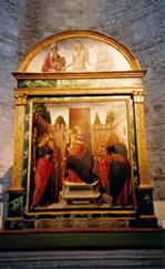 Virgin Mary with Child Jesus and Saints