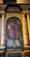 San Nicolas with book and gold balls