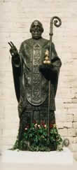Russian Orthodox St Nicholas Statue