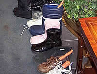 Shoes with carrots