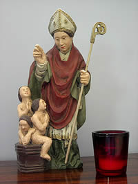 St Nicolas with children