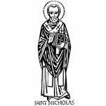 St Nicholas Icon with name