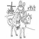 St Nicholas on horse