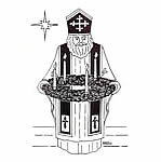 St Nicholas with Advent wreath