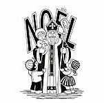 St Nicholas with children