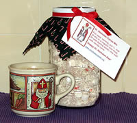 Jar of mix with mug
