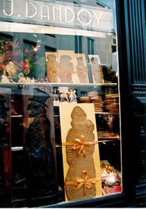 Shop front with Nicolas cookies