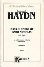 Haydn Mass score cover
