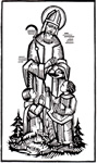 St Nicholas with children