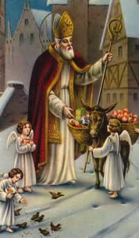 St Nicholas with angels