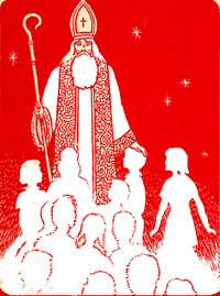 St Nicholas with children