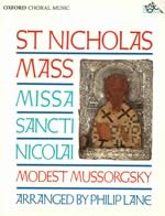 Mussorgsky sheet music cover
