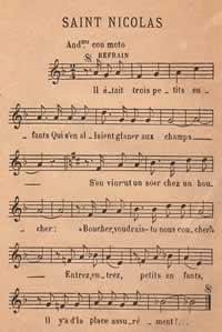 Music to traditional French song