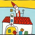 Sinterklaas card, detail