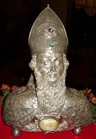 Silver bust