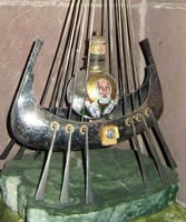 Manna bottle in boat