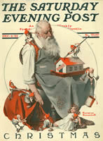 Santa going over list