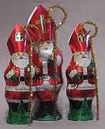 Chocolate Santa into St Nicholas