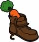 Shoe with carrot