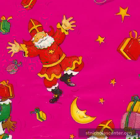 Sinterklaas Wrapping Paper St Nicholas Center