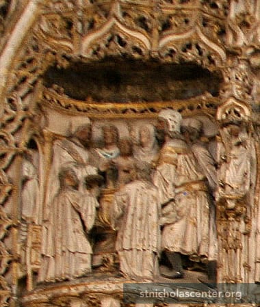 St Nicholas carving