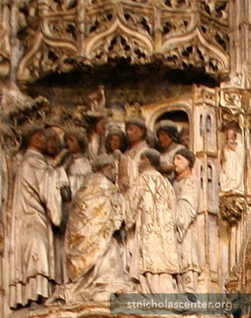 St Nicholas carving