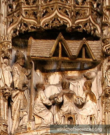 St Nicholas carving