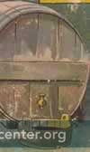 Large wooden cask