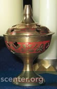 Brass incense burner