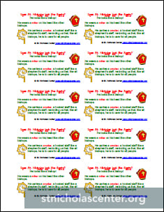 St Nicholas Info Card